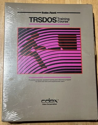 Vintage TRSDOS Training Course from Radio Shack for TRS-80 Model 4 Computer. - Image 1 of 4
