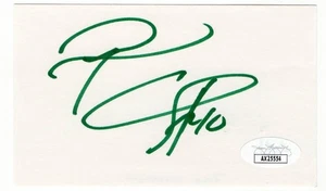 Rock Cartwright Signed Autographed Index Card Washington #40 JSA AX25554 - Picture 1 of 2