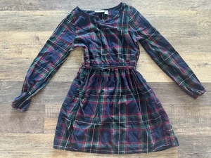 CHILDRENS PLACE Size Girls L 10 - 12 Plaid Dress Long Sleeve - Picture 1 of 3