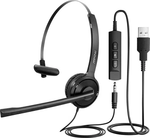 wired usb headset/ Comfort Fit/ Alternative Usb - Picture 1 of 3
