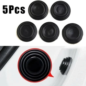5pcs Loaded Door Shock Absorber Shock-Absorbing Pad Silent Gasket No Logo Black - Picture 1 of 21