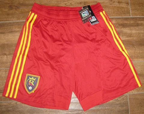 ADIDAS RSL REAL SALT LAKE L SHORTS CLIMACOOL LINED MLS RED COMPETITION PRODUCT Cover