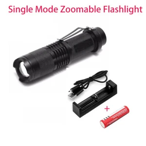 Linterna Skysted Monomodo Zoom 10W LED 1000LM + Batería + Cargador USB - Imagen 1 de 9