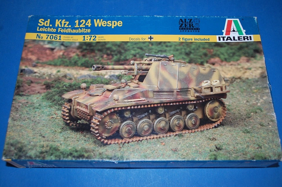 Italeri 7061 - Sd.Kfz. 124 Wespe  scala 1/72 - Immagine 1 di 1