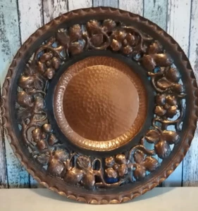 Plato de pared de cobre, aprox 34 cm - Imagen 1 de 3