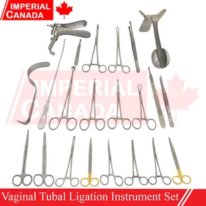 22 Pcs Vaginal Tubal Ligation Instrument Set Quality Stainless Steel DS-1729 - Picture 1 of 2