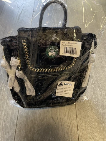RARE New NBA Boston Celtics Velvet Mini Backpack Womens Cover