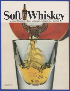 Vintage 1964 CALVERT Soft Whiskey Alkohol Restaurant Bar Dekor Druck Werbung 1960er - Bild 1 von 1