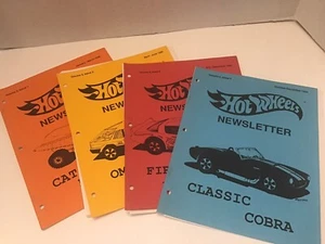 Hot Wheels Newsletter Magazines 4 Volumes from 1989, Great HW Information - Picture 1 of 5