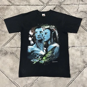 Avatar Y2K Movie Promo Jake Sully Neytiri Toruk T Shirt - SMALL Mens Bootleg Vtg - Picture 1 of 12