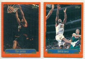 NBA-LOTE DE TARJETAS COLECCIONABLES INSERTADAS DE BALONCESTO-1999-TOPPS-PHILADELPHIA 76ERS-2 TARJETAS - Imagen 1 de 2