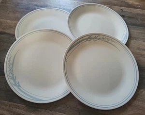 Vintage Corning Blue Lilly 4er Set Speiseteller - Bild 1 von 6