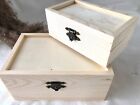 Unfinished Wooden Box Jewelry Box DIY Resin Storage box 4 Essential Oils 🎁🎁🎁