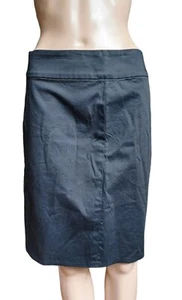 Lilly Pulitzer Womens Black Ruffled Pencil Skirt Knee Length Straight Size 6 - Picture 1 of 9