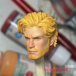 Cabeza de Aquaman esculpida tallada para figura de acción masculina juguetes corporales 1/6 1/12 1/18 - Imagen 1 de 8