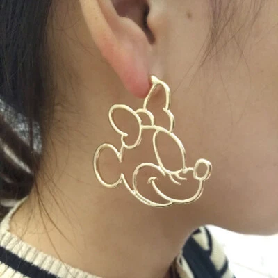 Pendientes de aro dorados de Disney Minnie Mouse Foto 1 de 2