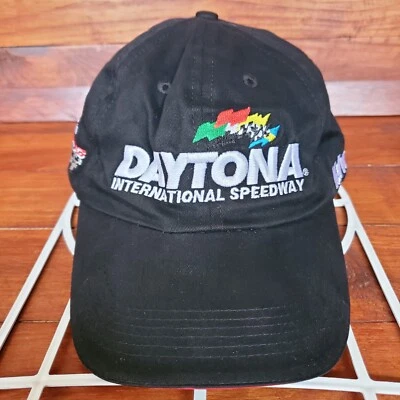 Gorra Daytona 500 de colección negra ajustable Valvoline Racing 2004 Y2K Foto 1 de 4