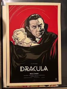 FIRMADO Drácula Martin Ansin Mondo Poster Art Print Universal Monster Bela Lugosi - Imagen 1 de 4