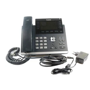 Yealink SIP-T46G Ultra Élégant Gigabit Téléphone IP Gblan USB HD Voix Farb Écran - Afbeelding 1 van 2