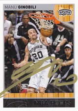 manu ginobili autograph