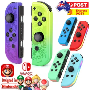 For Nintendo Switch Joy Con Controller Left Right Wireless Pair Gamepad Joystick - Picture 1 of 76