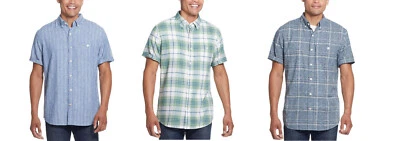 Weatherproof Vintage Men’s Short Sleeve Woven Shirt - Image 1 of 4