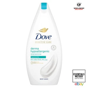 Dove Derma Hypoallergenic Body Wash Fragrance Free 0% Sulphate SLES 450ml - Picture 1 of 1