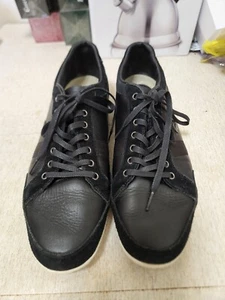 Lacoste Alisos 8 SRM Schuhe Herren 12 Niedrig Freizeit Schnürschuhe Schwarz  - Bild 1 von 6