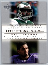 2000  Upper Deck Legends Reflections #R6 Harold Carmichael / Randy Moss