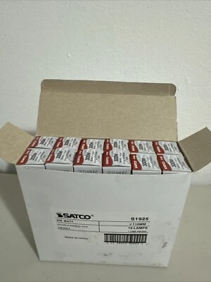 12 Lamps/box Satco S1925 118M J-Type 300W DOUBLE ENDED -R7S - Image 1 of 4