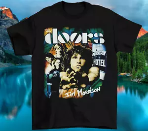 Inspired Jim Morrison The Doors Reprinted Tee Shirt Black All Size Men - Picture 1 of 3