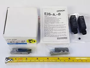 Omron ES3-AT86 Photoelectric Switch Pair 10-30VDC - ES3-AT86-D ES3-AT86L Unused - Picture 1 of 10
