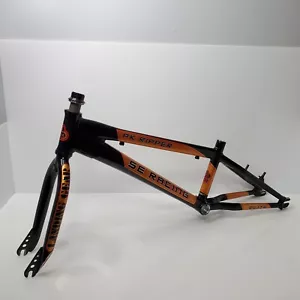Retro 2014 SE Bikes PK Ripper Elite 20" BMX Racing Frame & Fork Set Black Orange - Picture 1 of 15