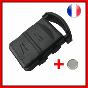 Coque PLIP Clé Télécommande Opel Corsa Agila Combo Meriva 2 Boutons DTI TD +Pile - Imagen 1 de 3