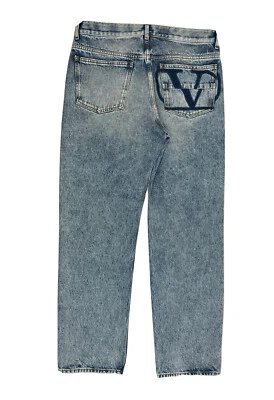 Pantalones de mezclilla de algodón con logotipo de bolsillo Valentino talla: 33 Foto 1 de 4