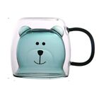Transparent Cute Bear Mugs 250ml Bear Tea Coffee Cup  Kitchen supplies