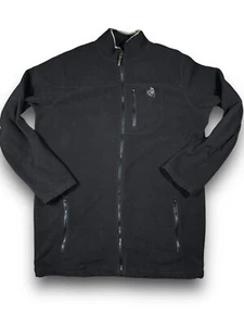 Legendary Whitetails Zip up Jacket Mens XLT Black Fleece Coat. Camouflage Trim. - Picture 1 of 12