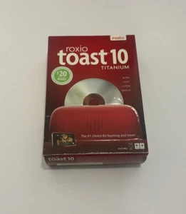 Roxio Toast 10 Titanium Software Burn Copy Listen Watch for Mac - Picture 1 of 4