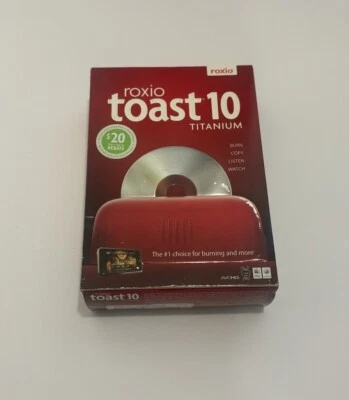 Roxio Toast 10 Titanium Software Burn Copy Listen Watch for Mac - Image 1 of 4