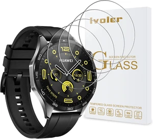 4 Pezzi Vetro Temperato per Huawei Watch GT 5 PRO/GT 5 / GT 4 46Mm (Non per Huaw - Zdjęcie 1 z 12