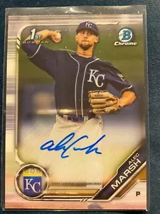 2019 Bowman Draft - Chrome Draft Pick Autographs Alec Marsh #CDA-AMA (AU, RC) - Picture 1 of 2