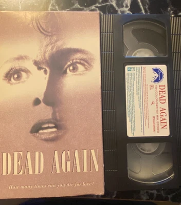 Dead Again VHS Movie 1991 Thriller Paramount Pictures A3 Foto 1 de 2