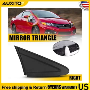 Right Side Fender Pillar Trim Mirror Corner Molding For Honda Civic 2012-2015 P - Picture 1 of 12