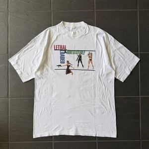 Vintage 1997 Tomb Raider II Lara Croft T-Shirt Eidos Core Double Sided Tee - Picture 1 of 12