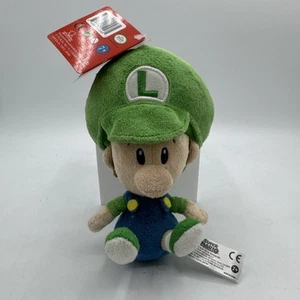 Little Buddy Super Mario Baby Luigi Plush 6" Stuffed Animal BRAND NEW 2012 w Tag - Picture 1 of 9