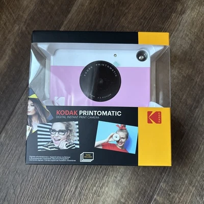 Cámara de impresión instantánea Kodak Printomatic con papel fotográfico Zink rosa nueva caja abierta Foto 1 de 4