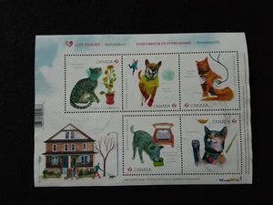 Canada 2015 Responsible Pets Mini Sheet Used - Picture 1 of 1