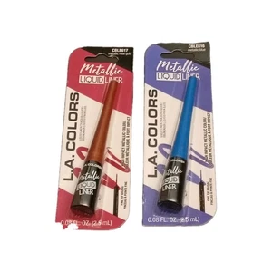 L.A. Farben Metallic ROSEGOLD & Metallic BLAU Liquid LINER - Bild 1 von 7