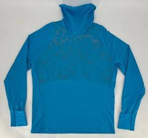 Under Armour Out Run The Cold Top Herren XL Trichter Blau Langarm Running Fitted - Bild 1 von 17