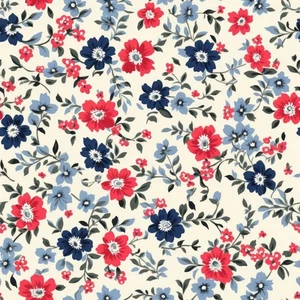 Vintage Floral #57 Tela Grasa Cuarto 18" x 22", Reproducción Impresión, Acolchado - Imagen 1 de 2